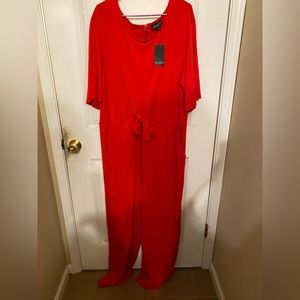 Eloquii Red jumpsuit